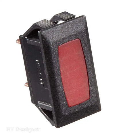BLACK W/RED INDICATOR LIG