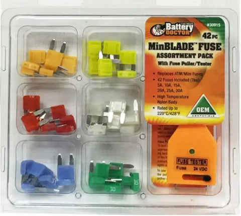 WIRTHCO 30915 42PC MINBLADE  FUSE KIT