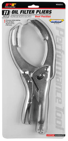 PERFORM TOOL W54314 11' LOCKING OIL FILTER PLIERS