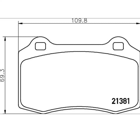 DISC BRAKE PAD SET