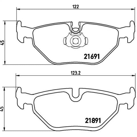 DISC BRAKE PAD SET