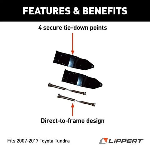FRAME MNT TIE DOWN KIT-DF