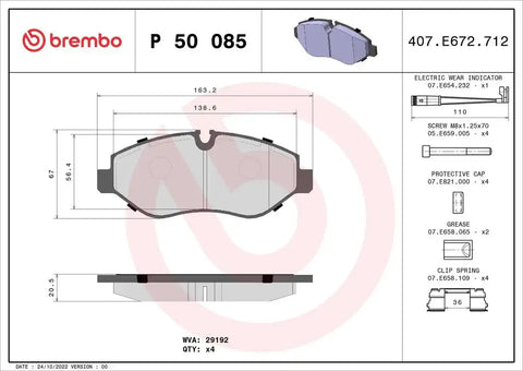 DISC BRAKE PAD SET