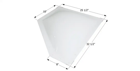 ICON 12372 SKYLIGHT NSL29W WHITE