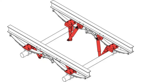 COMFORT RIDE SHOCK SYSTEM 3' AXLE