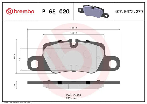 DISC BRAKE PAD SET