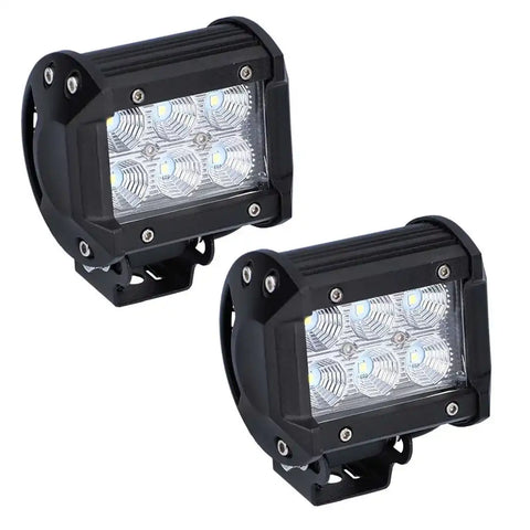 CUBE LED LIGHTS - 4 INCH PAIR