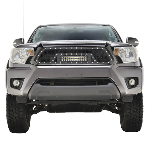 PARAMOUNT 48-0855 BLK EVOMESH PCKGD GRILL W/ LED