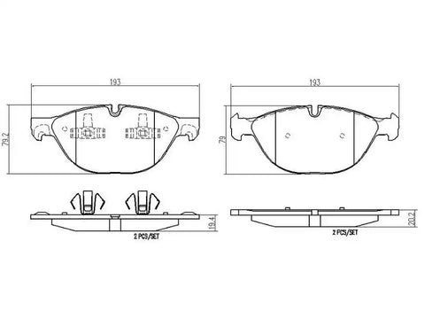 DISC BRAKE PAD SET