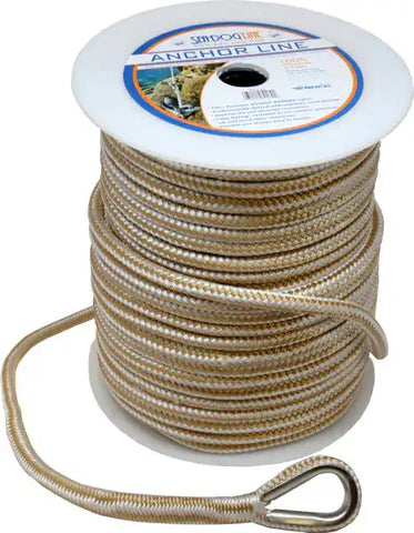 SEA DOG 302110100G/W-1 DOUBLE BRAIDED NYLON ANCHOR LN