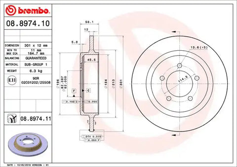 DISC BRAKE ROTOR