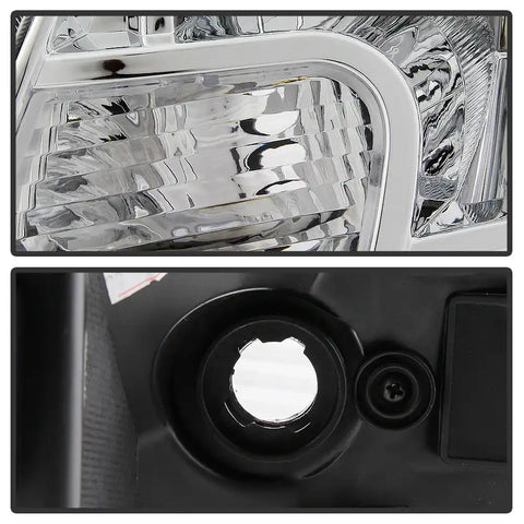 Spyder Automotive 9049446 Headlight Assembly OE Beam Clear Lens With Amber Reflecto