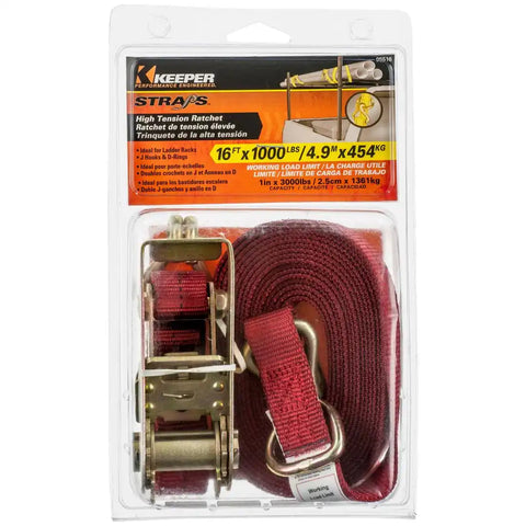 RATCHET TIE DOWN RED1X16'