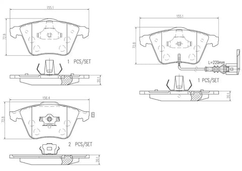 DISC BRAKE PAD SET