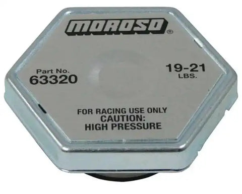 MOROSO 63320 RACING RADTR CAP 19-21LBS