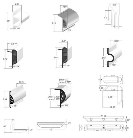 C  SHAPE DOCK EDGE  10' COIL