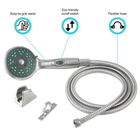 DURA FAUCET DF-SA432K-SN RV HAND HELD SHOWER WAND & HOSE KT