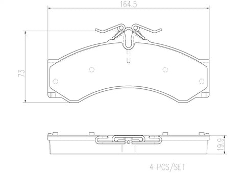 DISC BRAKE PAD SET