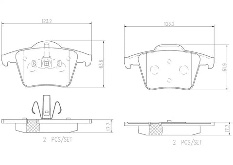 DISC BRAKE PAD SET