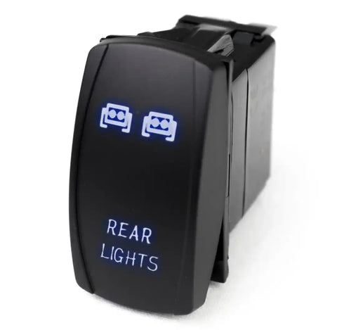 RACESPORT LT RSLJ60B LED ROCKER SWITCH W/ BLUE LED RADIA