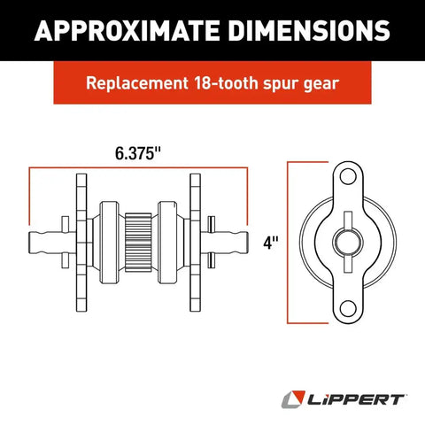 2.5X2.5 SLIDE-OUT GEAR