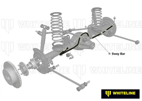 WHITELINE BJF01Z SWAY BAR - 33MM 2 POINT ADJUSTABLE