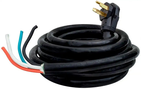 50A 25' NONDETACH CORD  BLACK  BULK