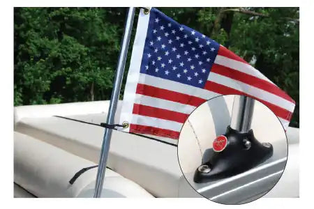 24' PONTOON RAIL POLE AND 12'X18' U