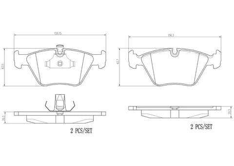 DISC BRAKE PAD SET