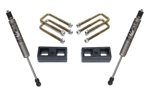 2' BLOCKS  U-BOLTS  FOX SHOCKS