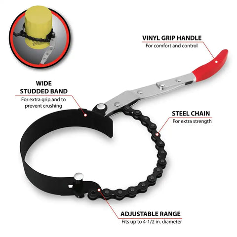 FILTER CHAIN WRENCH