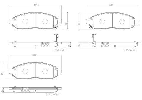 DISC BRAKE PAD SET
