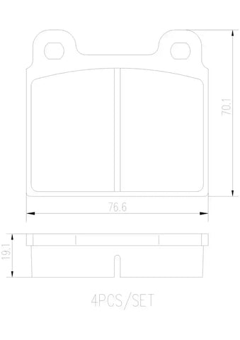 DISC BRAKE PAD SET