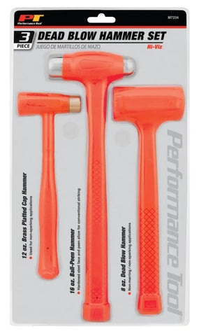 3PC DEAD BLOW HAMMER SET