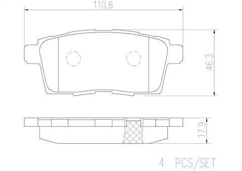 DISC BRAKE PAD SET
