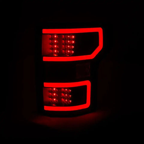 ANZO USA 321338 Tail Light Assembly LED Clear Lens Black Housing Clear/ Red Bulbs