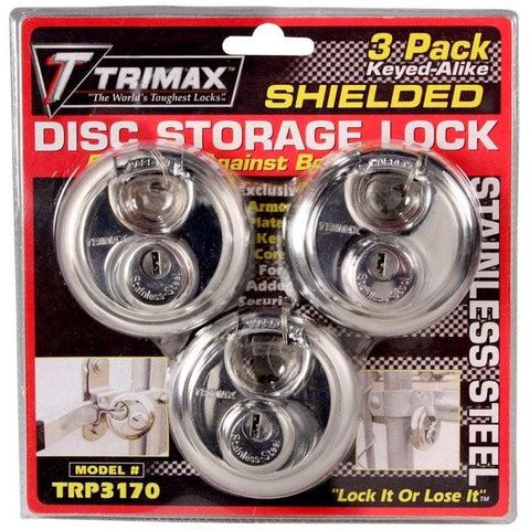 3 PACK KEYED ALIKE TRP170