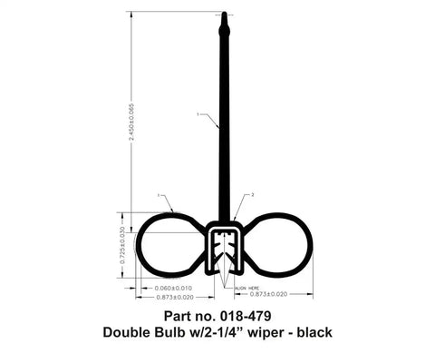 SLIDE ON CLIP SEAL W/DOUB