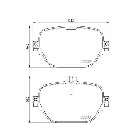 BREMBO P50138 DISC BRAKE PAD SET
