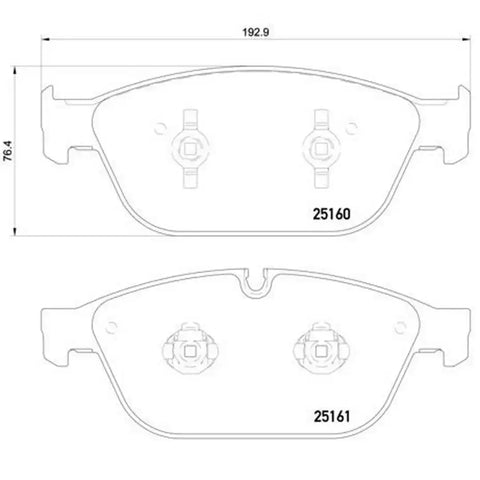 DISC BRAKE PAD SET