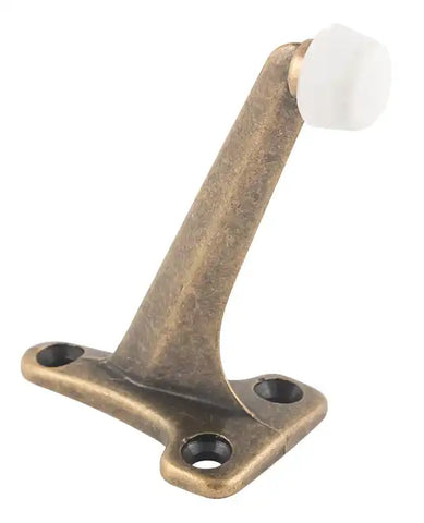 DOOR STOP FLOOR MT-ANT BRASS EA