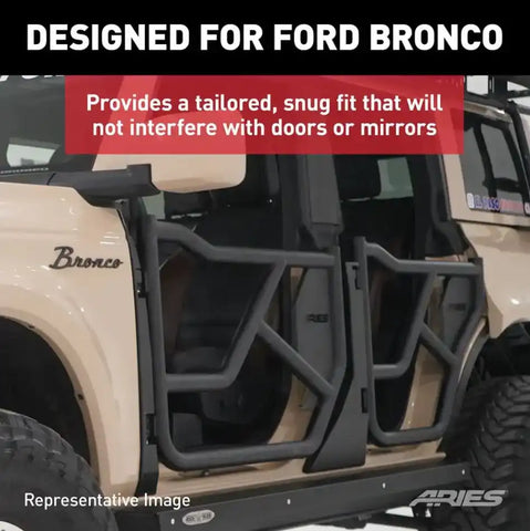 Aries 3500250 Door Hinge Protector For Use With Aries Tube Doors Black Steel 2 Pi