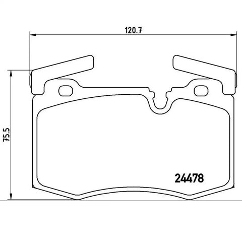 DISC BRAKE PAD SET