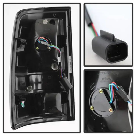 Spyder Automotive 5077578 Tail Light Assembly LED Smoke Lens Black Housing Uses O