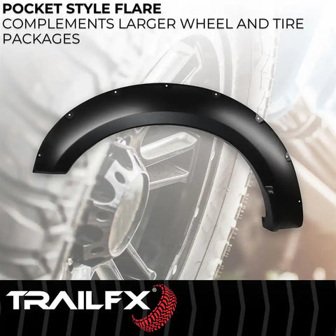 TRAILFX TFF3007S POCKET STYLE FLARE SMOOTH SET OF 4