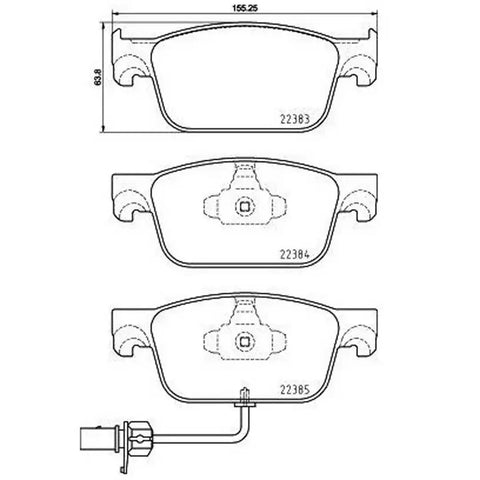 DISC BRAKE PAD SET
