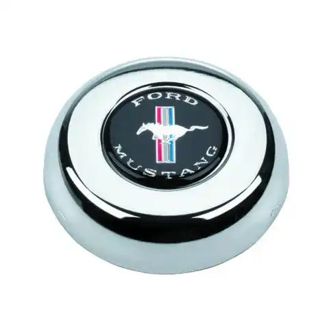 CHROME  BUTON MUSTANG