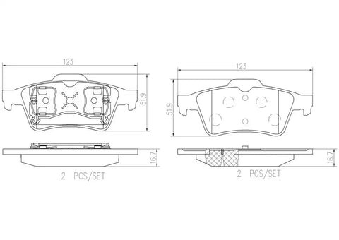 DISC BRAKE PAD SET