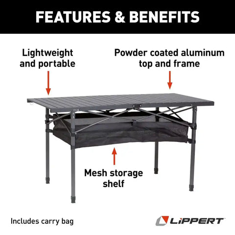 LIPPERT BIG BEAR ADJUSTABLE XL TABL
