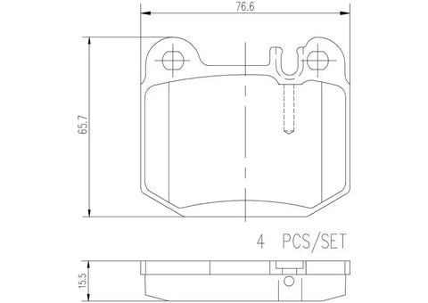 DISC BRAKE PAD SET